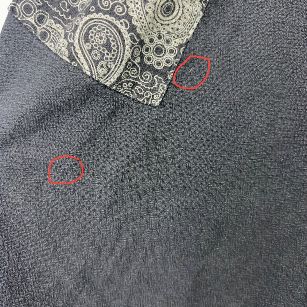 Harem Pants Womens S Black Patchwork Paisley Drop… - image 11